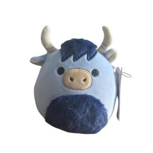 Squishmallows TORO the Bull 5inches/12.7cm Blue Big Foot Fuzzy S5#2671 NWT